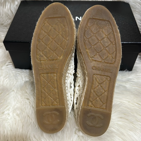 Chanel white espadrille - Picture 4 of 6